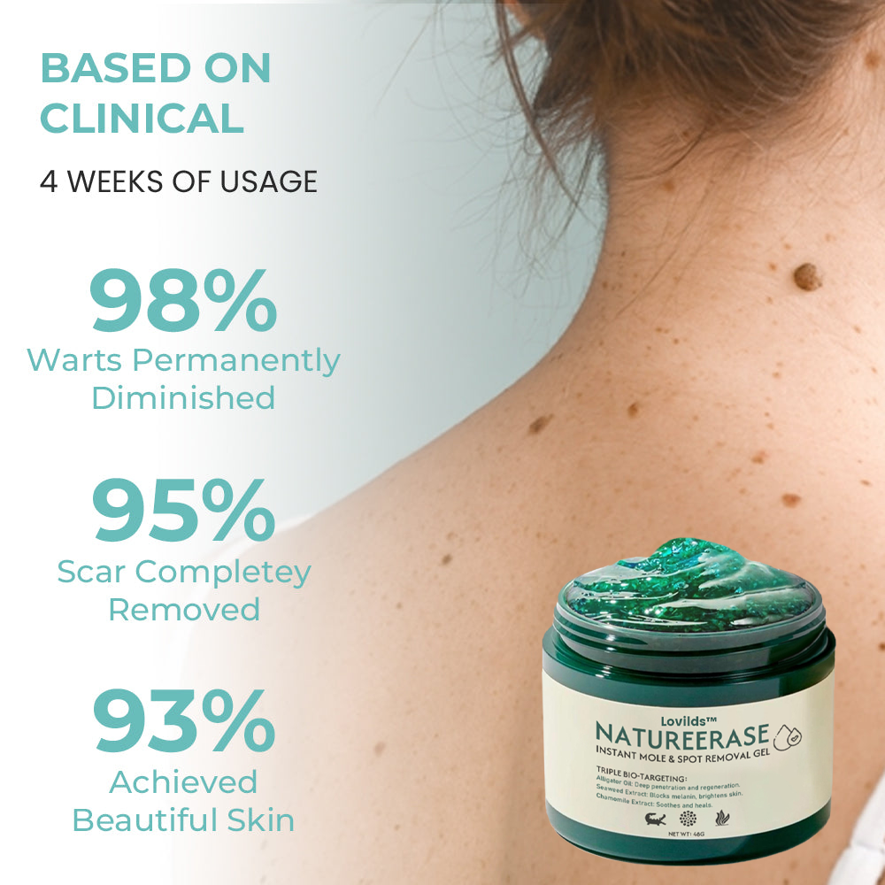 ✅ Official Store: Lovilds™ PRO NatureErase Instant Mole & Spot Removal Gel