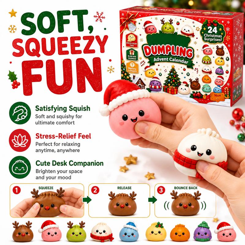 2026 Dumpling Squishy Advent Calendar!