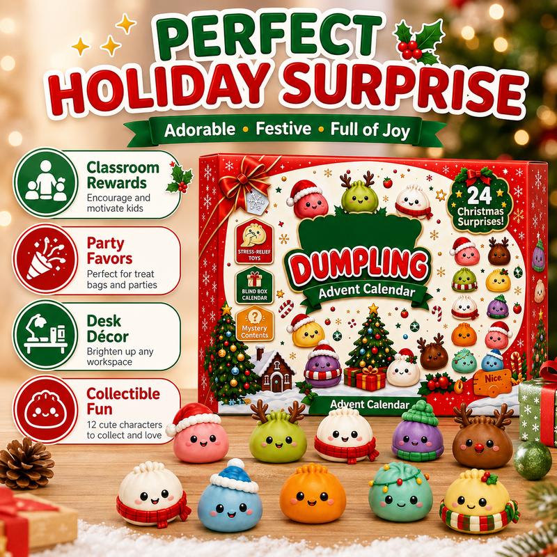 2026 Dumpling Squishy Advent Calendar!