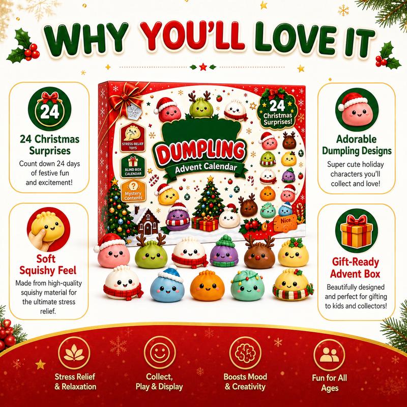 2026 Dumpling Squishy Advent Calendar!