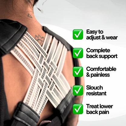 Relieve neck, shoulder and back pain with the NESLEMY™ Posture Corrector.